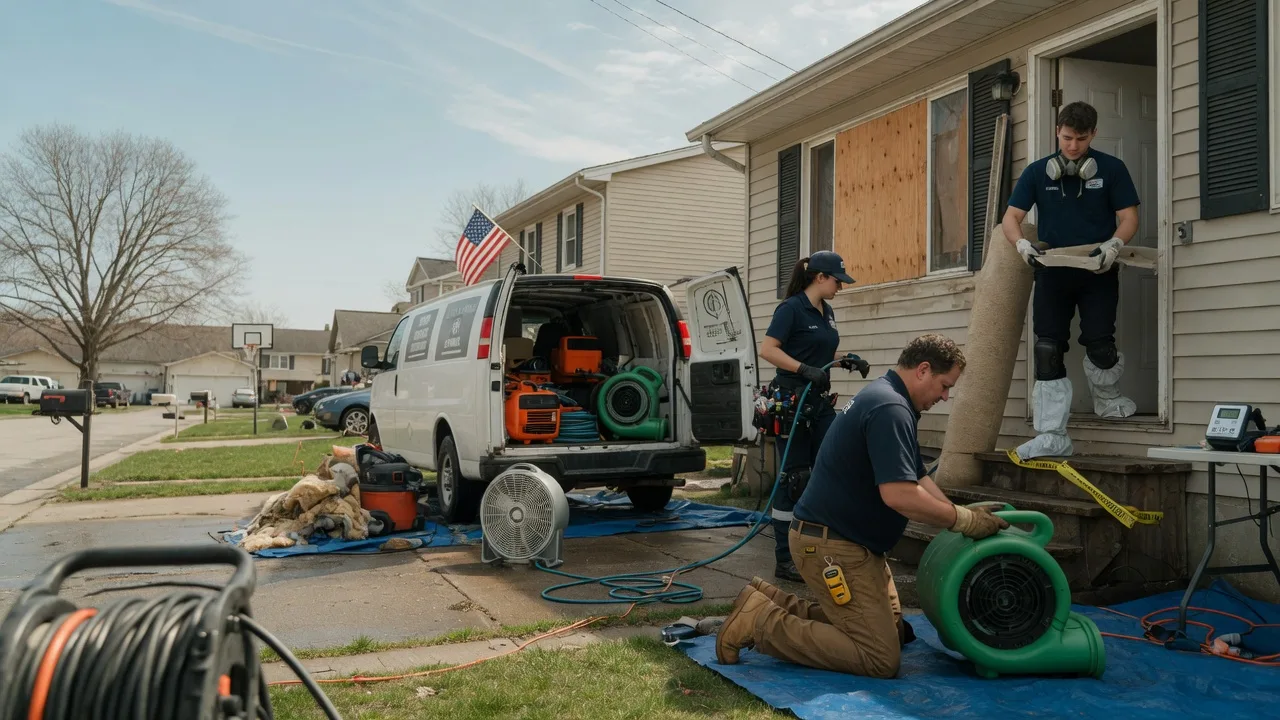 Water Damage Restoration in Columbus Grove, OH near me